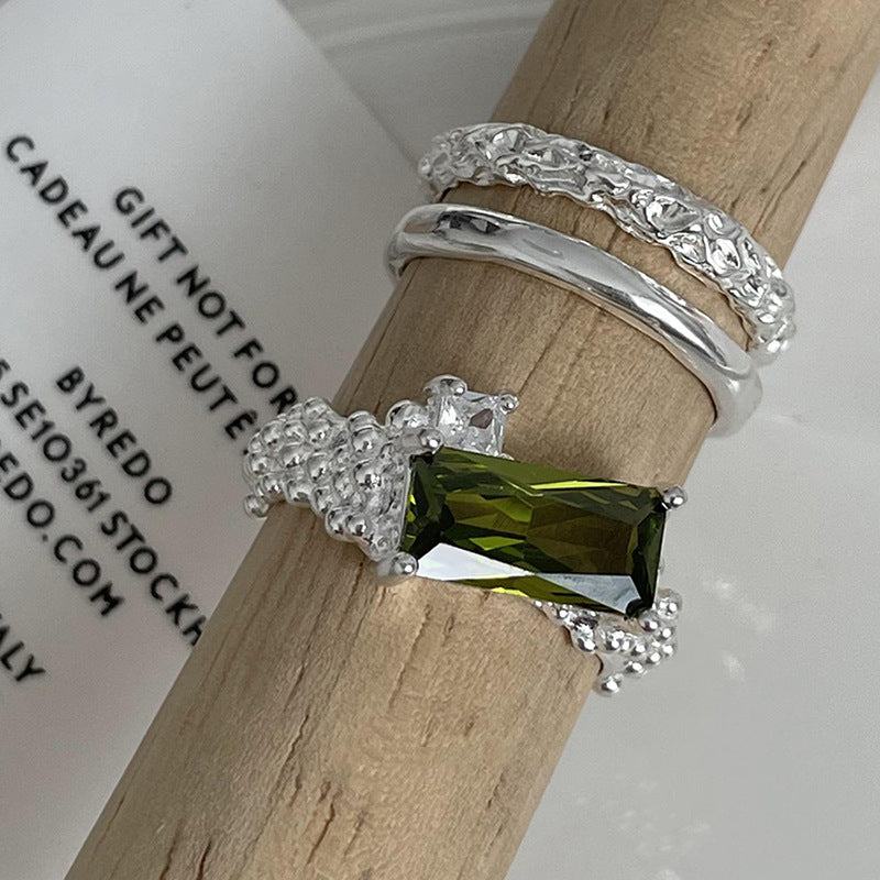 Damenring mit kunstvoll geflochtenem Design und polierter Oberfläche Shop Nory