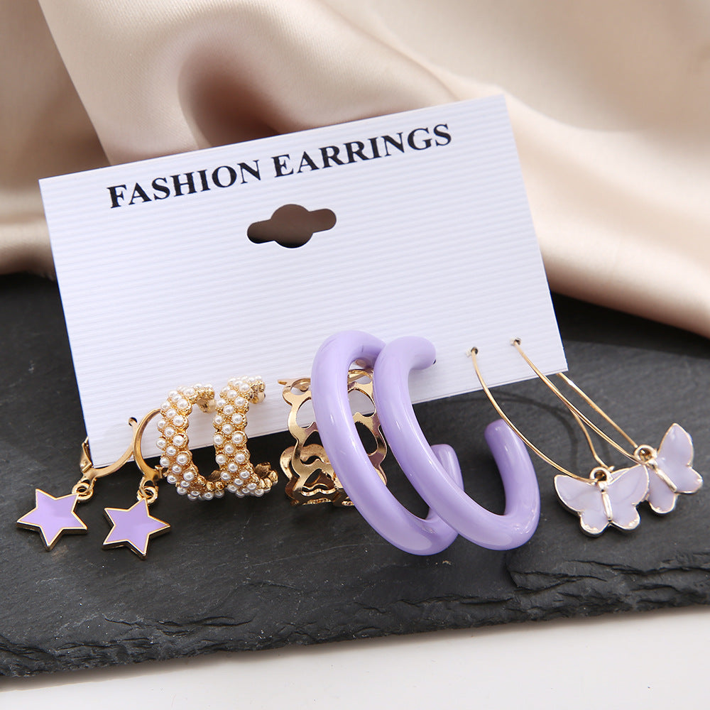 Damen Ohrringe Set mit abwechslungsreichen Designs und eleganten Akzenten Shop Nory