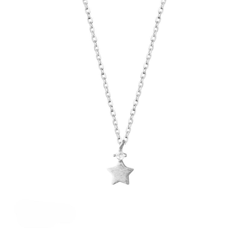 Damen Halskette mit funkelndem Sternanhänger aus hochwertigem Edelstahl Shop Nory