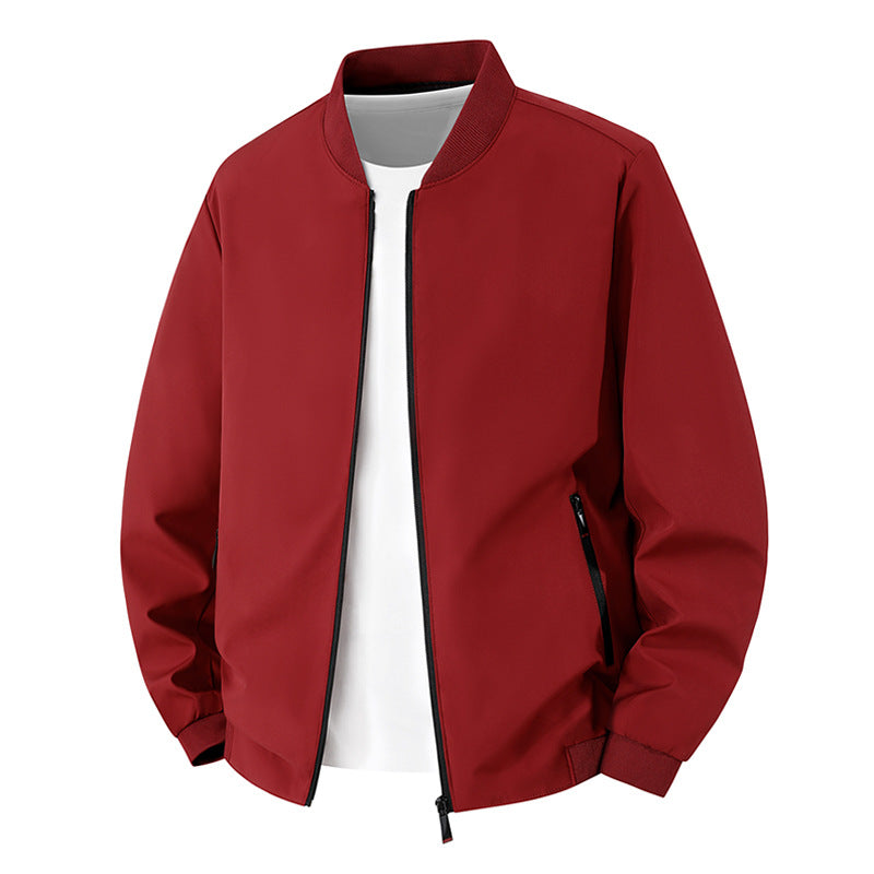 Herren Leichte Bikerjacke mit Stehkragen Shop Nory