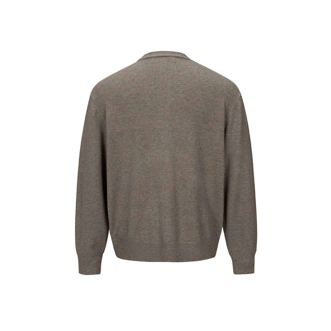Herren Feinstrick-Cardigan mit Rundhals, durchgehender Knopfleiste und geripptem Saum Shop Nory