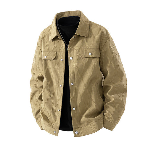 Herren Modische Jacke mit strukturiertem Gewebe Shop Nory