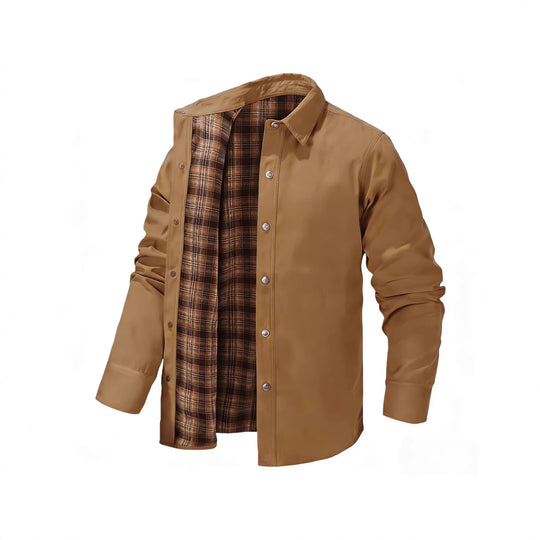 Herren Leichte Übergangsjacke mit modernem Karomuster
