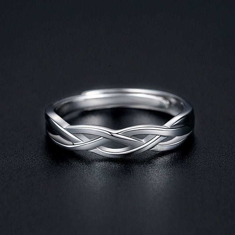 Damen Infinity-Ring aus hochwertigem Edelstahl Shop Nory
