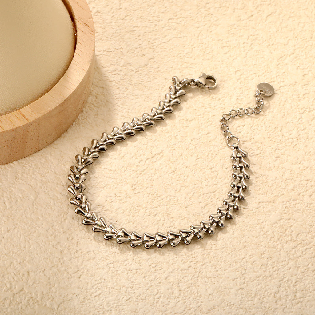 Damen Edelstahl Armband mit elegantem Kettendesign Shop Nory