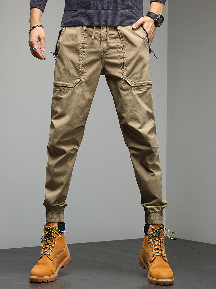 Herren Cargo-Joggerhose mit Utility-Taschen und elastischem Bündchen Shop Nory