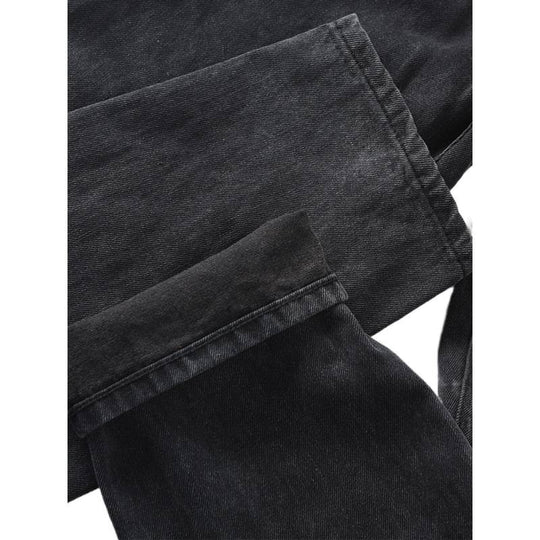 Herren Tapered Relaxed Denim-Jeans mit hoher Bundhöhe und cleaner Used-Optik Shop Nory