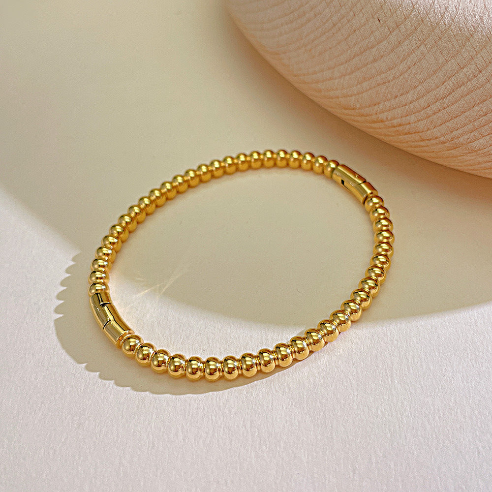 Damen strukturierte Perlenarmband Shop Nory