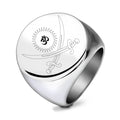 Herren Siegerring mit kunstvollem Symbolmotiv Shop Nory
