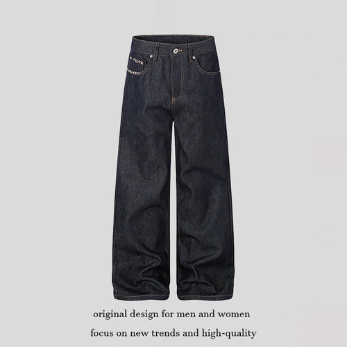 Damen Hochtaillierte Wide‑Leg-Jeans aus rohem Denim mit Palazzo-Schnitt Shop Nory