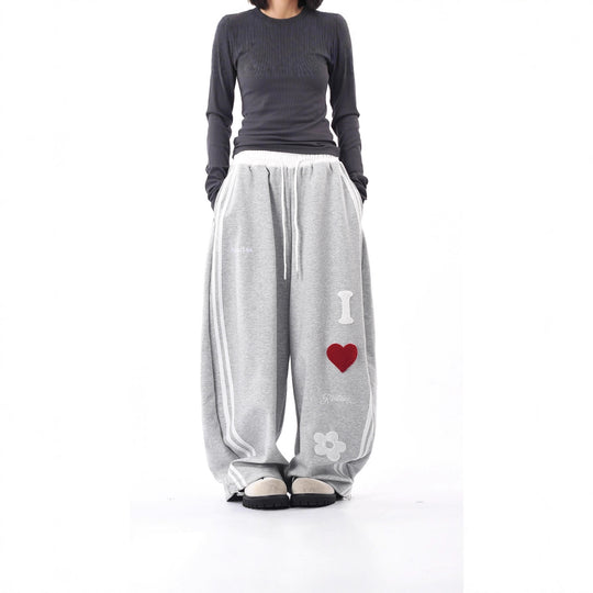 Damen Lässige Sporthose mit einzigartigen Stickereien Shop Nory
