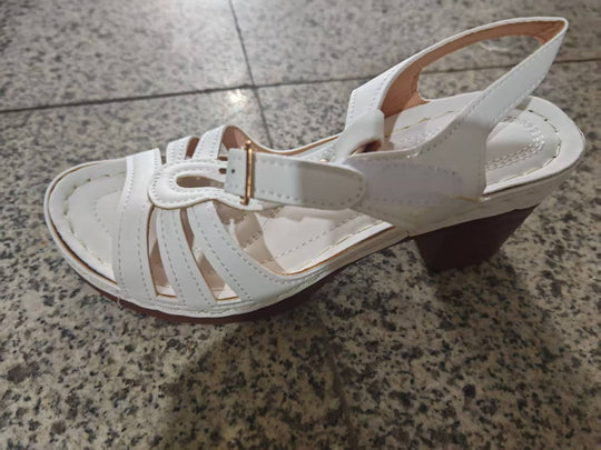 Damen T-Strap Sandaletten mit gepolstertem Komfortfußbett und mittlerem Blockabsatz Shop Nory