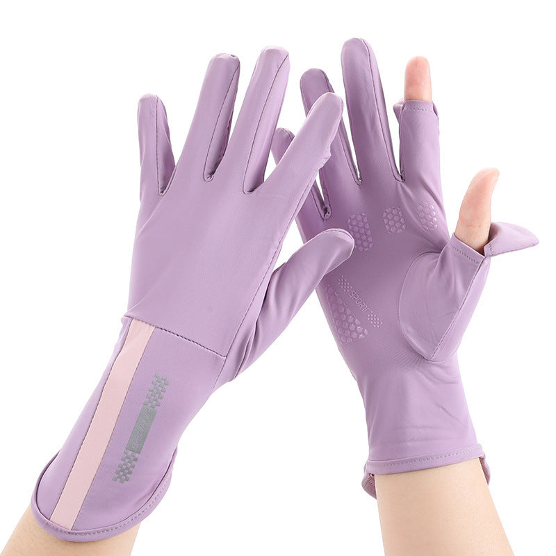 Sonnenschirm Eis Seide Handschuhe