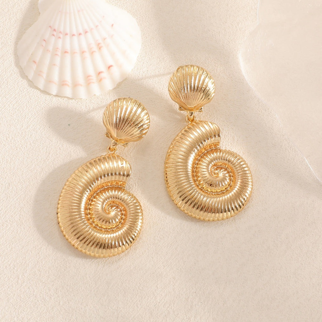 Damen Ohrringe im luxuriösen Muscheldesign Shop Nory