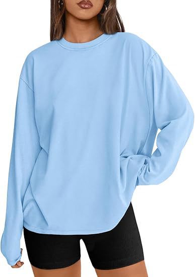 Damen Oversize-Sweatshirt mit Rundhalsausschnitt und verlängertem Saum Shop Nory
