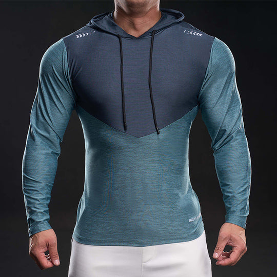 Herren Slim-Fit Trainings-Hoodie mit atmungsaktivem Stretchmaterial Shop Nory