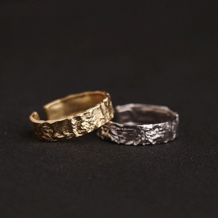 Damen Modischer Ring mit einzigartiger reliefartiger Struktur Shop Nory