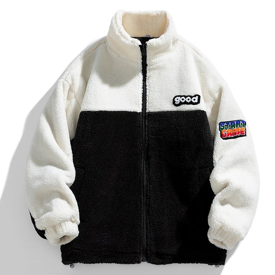 Herren Gemütliche Fleecejacke mit Kapuze Shop Nory