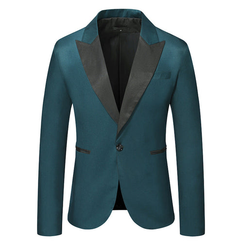 Herren Eleganter Smoking-Blazer mit klassischem Revers und zeitlosem Design