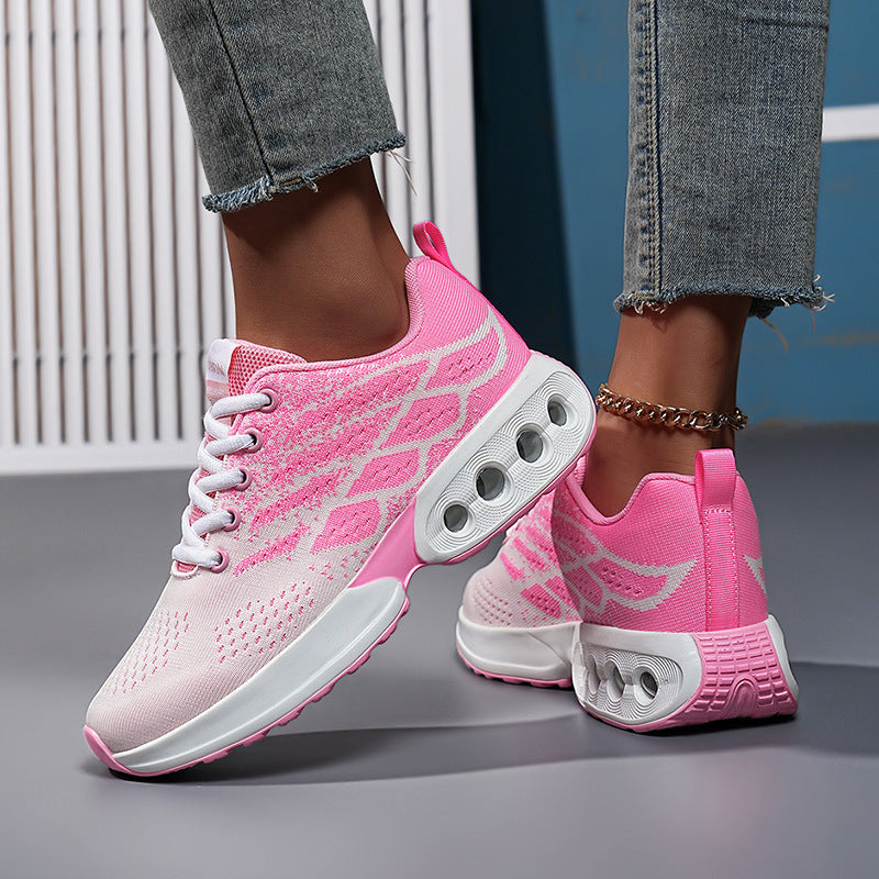 Damen Sportliche Dämpfungssneaker mit atmungsaktivem Obermaterial Shopnory