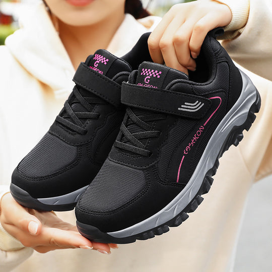 Damen nan robuster Trailwalking-Sneaker mit Klettverschluss, gepolstertem Fersenhalt und stoßdämpfender Profilsohle Shop Nory