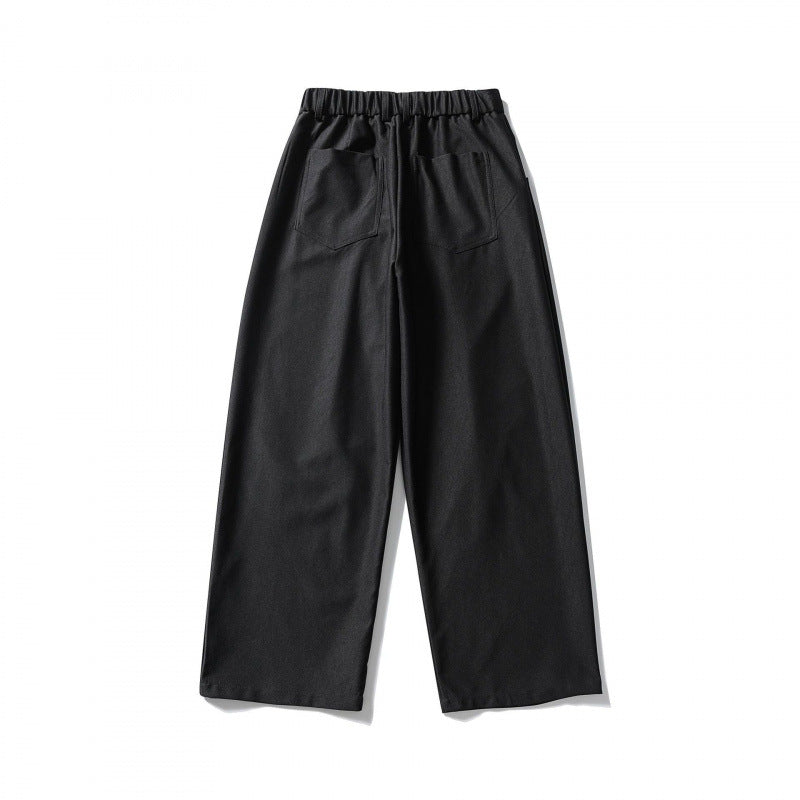 Damen Hochtaillierte Culotte‑Hose mit elastischem Rückenteil, soften Twill und dekorativen Vorderfalten Shop Nory