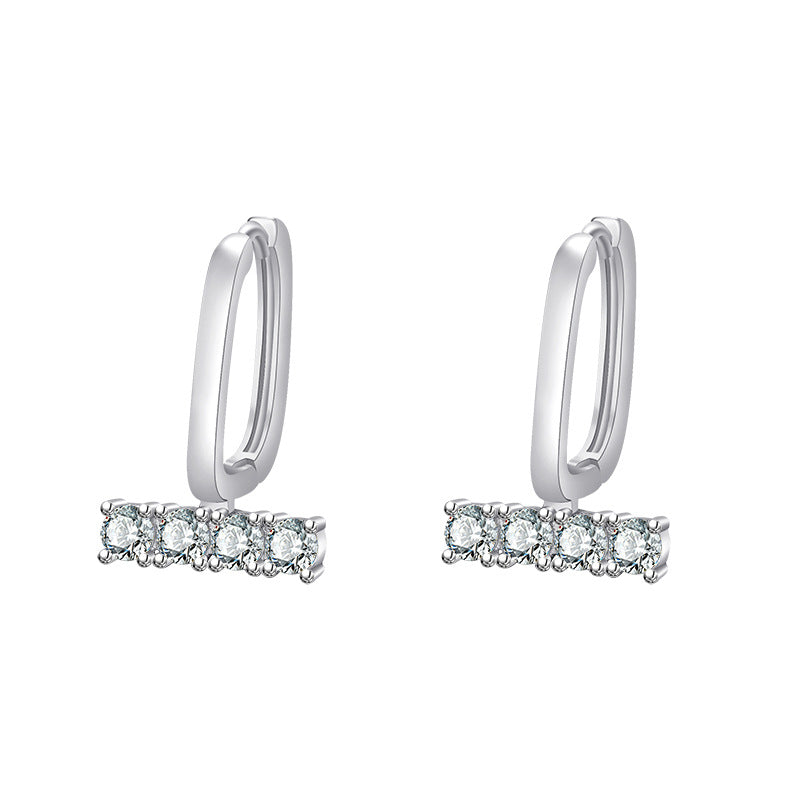 Damen Modische Ohrstecker mit funkelnden Zirkonia Shop Nory