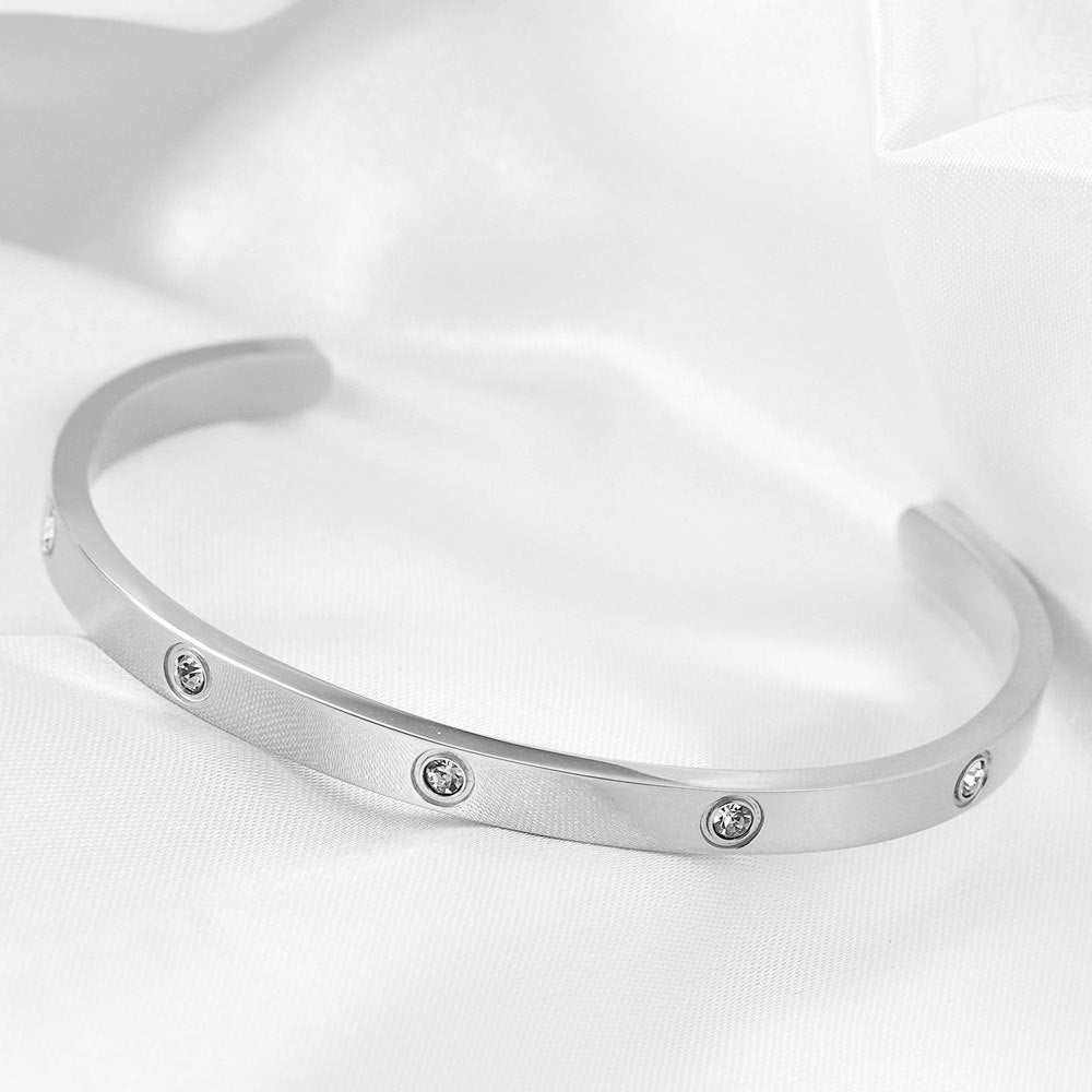 Damen Armreif mit funkelnden Zirkonia-Elementen Shop Nory