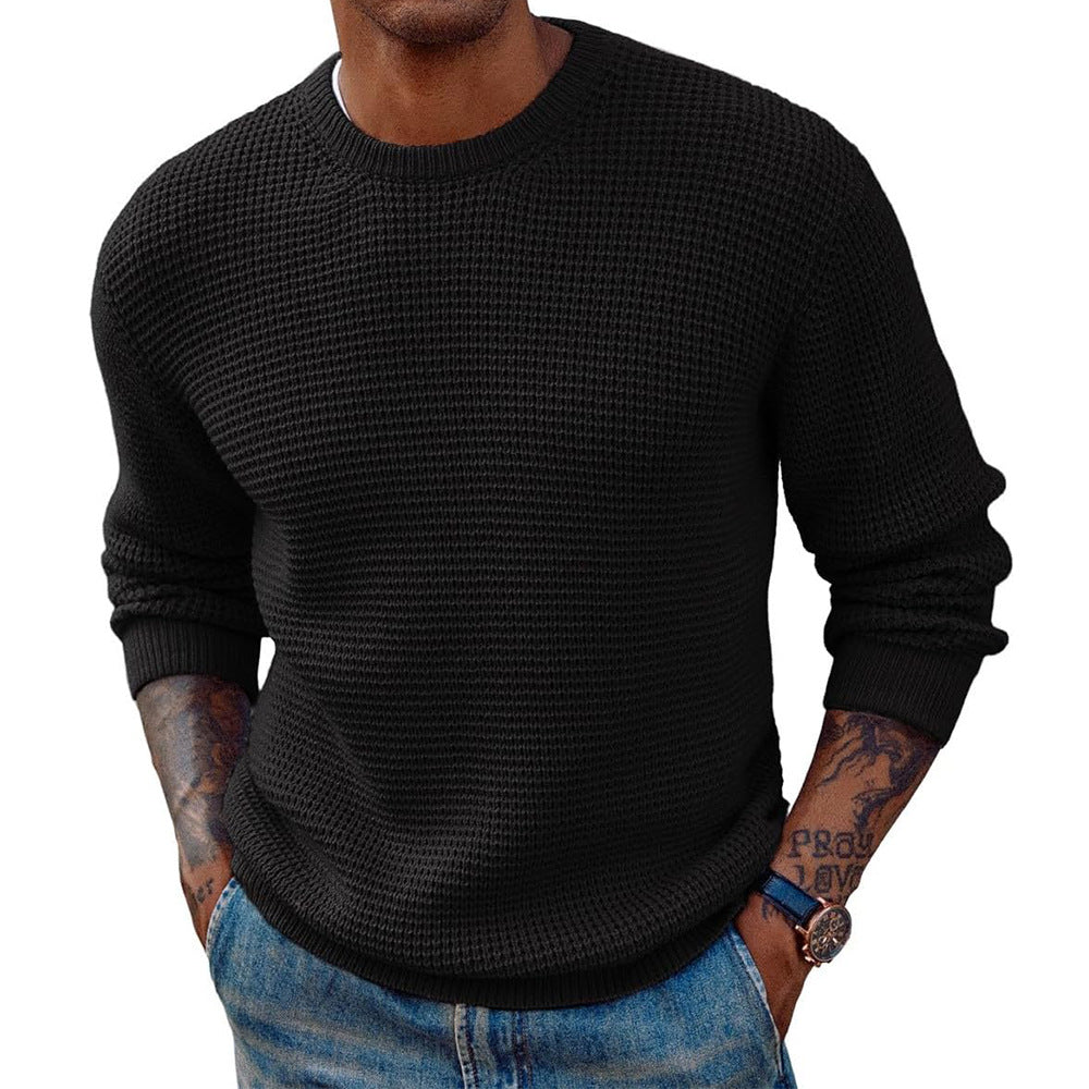 Herren Strukturierter Pullover