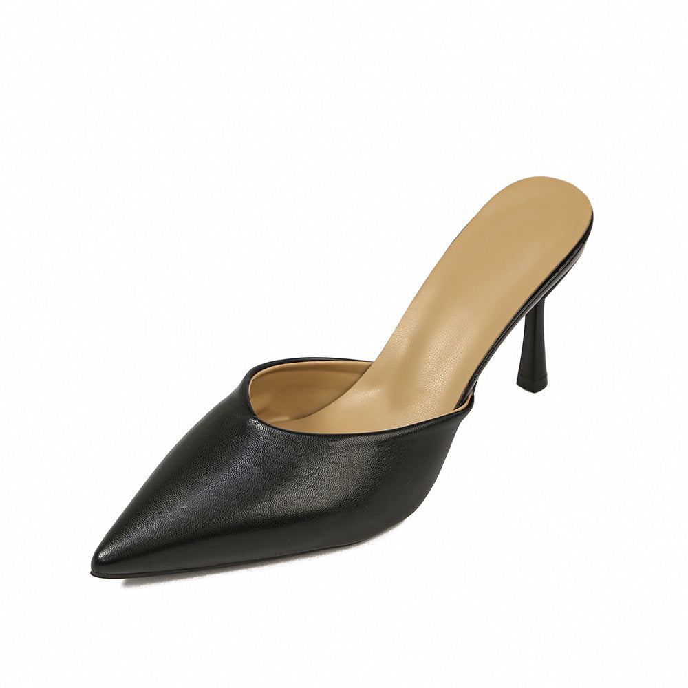 Damen Elegante Slingback-Pumps mit spitzem Zehenbereich und hohem Absatz