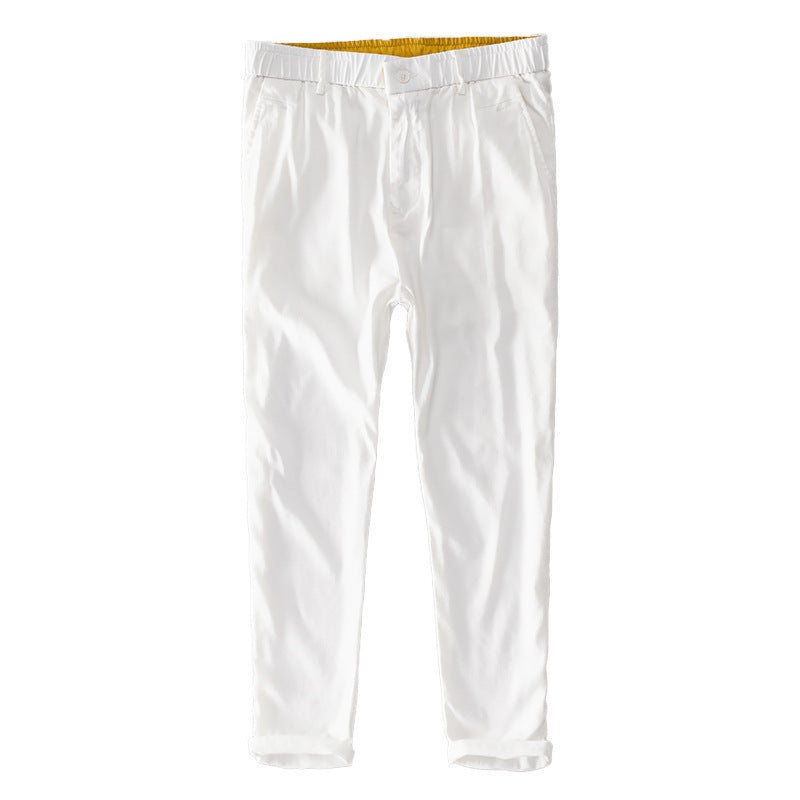 Herren Baumwoll-Chino mit Elastikbund und konischem Schnitt Shop Nory