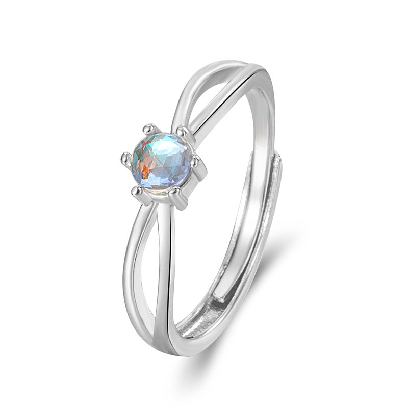 Damen eleganter Ring mit geschwungenem Design Shop Nory