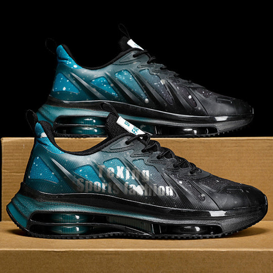 Herren Performance-Laufsneaker mit halbtransparentem Mesh-Obermaterial und sichtbarer Luftkammer Shopy Nory