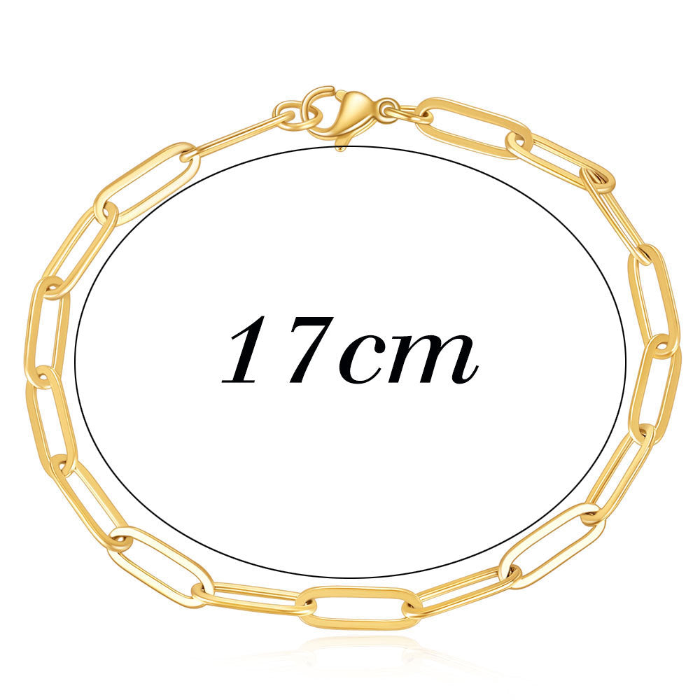 Damen Armband aus Edelstahl im modernen Gliederdesign Shop Nory