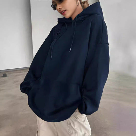 Damen Kapuzenpullover mit glitzerndem Sternmotiv