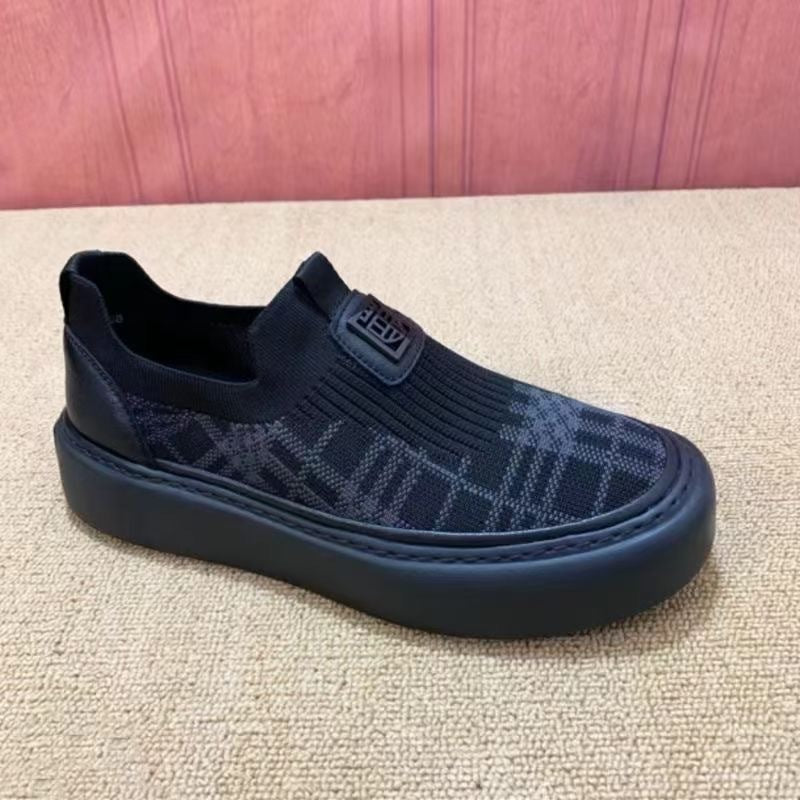 Herren Strick-Slip-on-Sneaker mit elastischem Schaft und dicker Plateau-Sohle Shop Nory