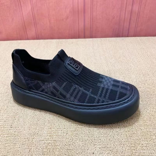 Herren Strick-Slip-on-Sneaker mit elastischem Schaft und dicker Plateau-Sohle Shop Nory
