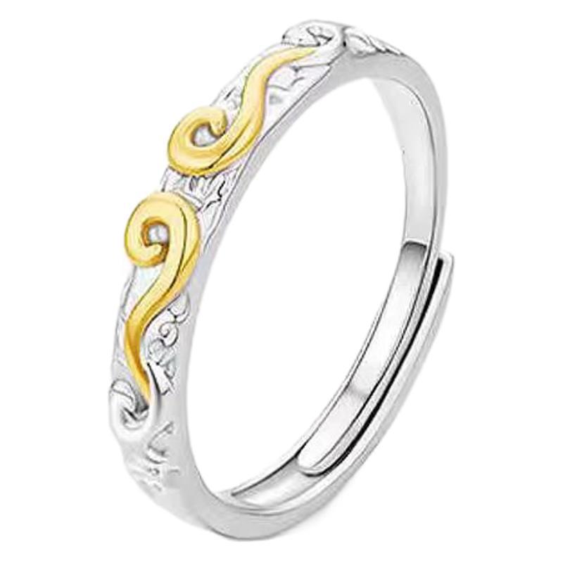 Damen kunstvoll gestalteter Ring mit elegantem Ziermuster Shop Nory
