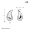 Damen Ohrhänger im zeitgenössischen Tropfen-Design aus 925 Sterling Silber Shop Nory