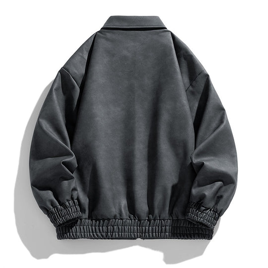 Herren Modische Jacke mit Stehkragen und praktischen Taschen Shop Nory