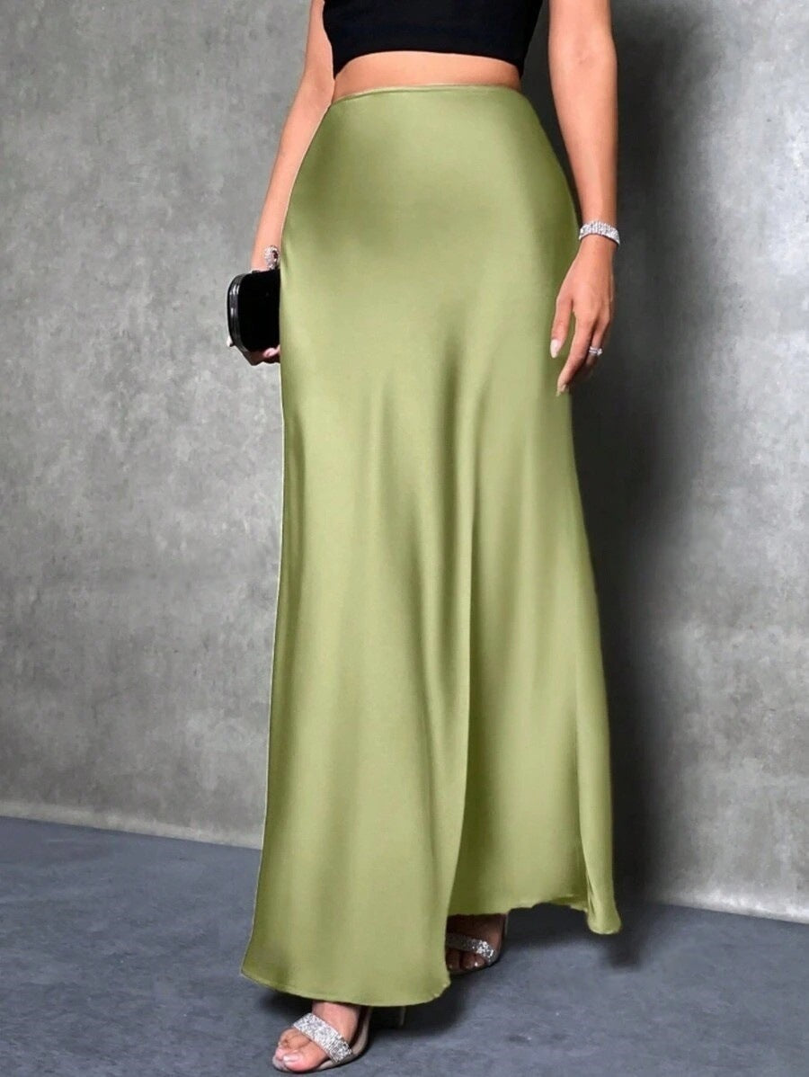 Damen Maxirock mit fließendem Schnitt und elegantem Fall