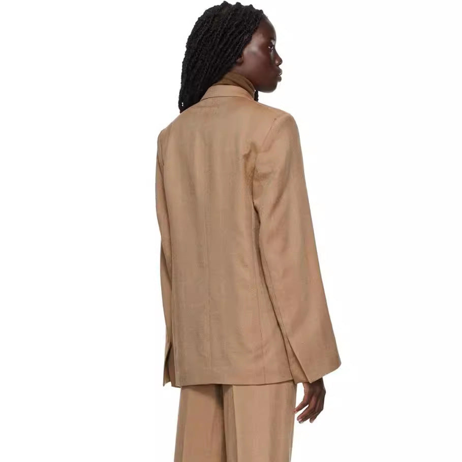 Damen Zweiteiliges Oversize-Blazer‑Set mit weiten Bundfaltenhosen Shop Nory