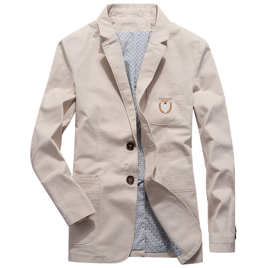 Herren legeres Baumwoll-Sakko im Worker-Style mit Brustpatch und aufgesetzten Taschen Shop Nory