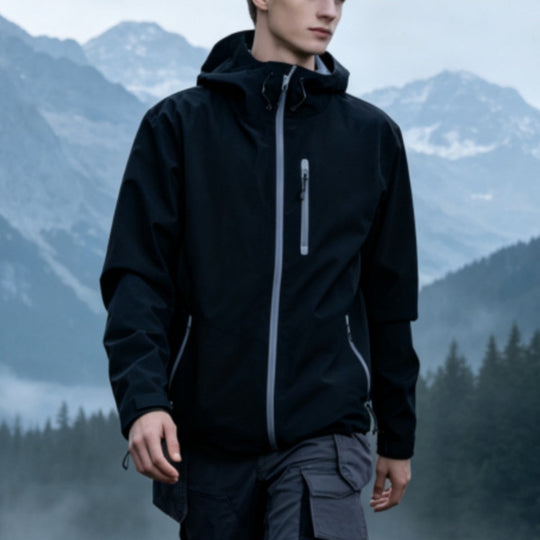 Herren Wetterfeste Multifunktionsjacke