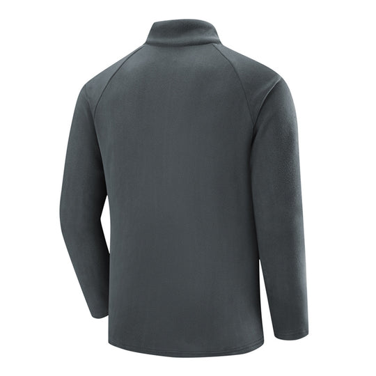 Herren Leichter Performance-Fleecepullover mit Viertel-Reißverschluss und Brusttasche Shop Nory