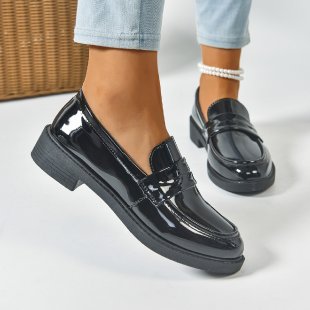Damen modische Slipper mit trendigem Glanz und rutschfester Sohle