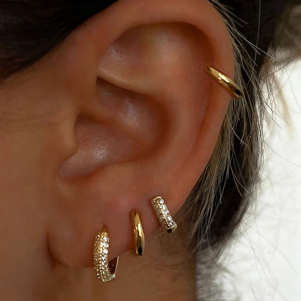Damen Ohrschmuck Set mit funkelnden Zirkonia-Elementen Shop Nory