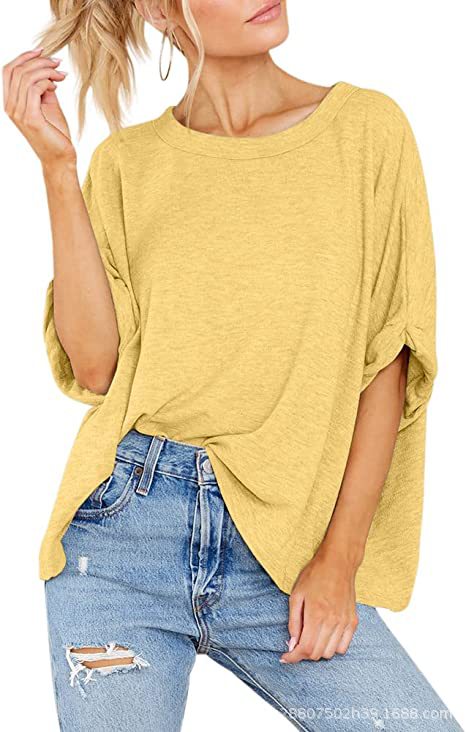 Damen lässiges Oversized T-Shirt