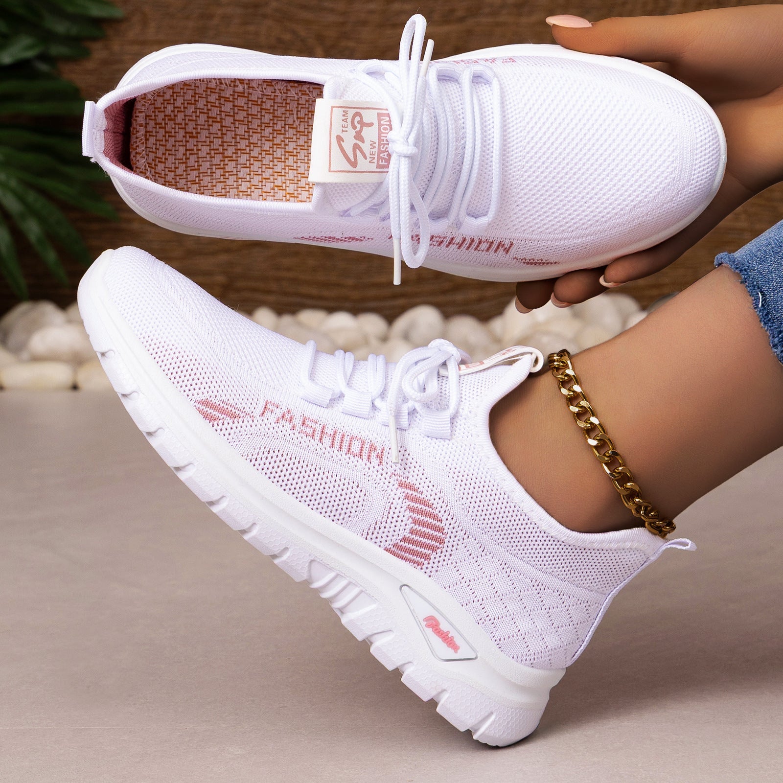 Damen Atmungsaktive und bequeme Sport-Sneaker