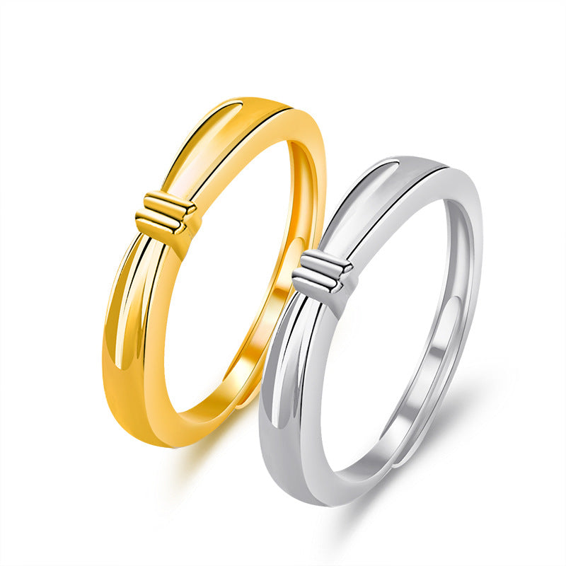 Damenring mit elegantem, minimalistischen Design aus hochwertigem Silber Shop Nory